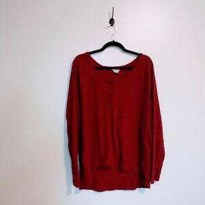 Universal thread sweater red